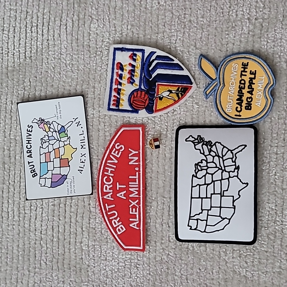 Alex mill patches, pin